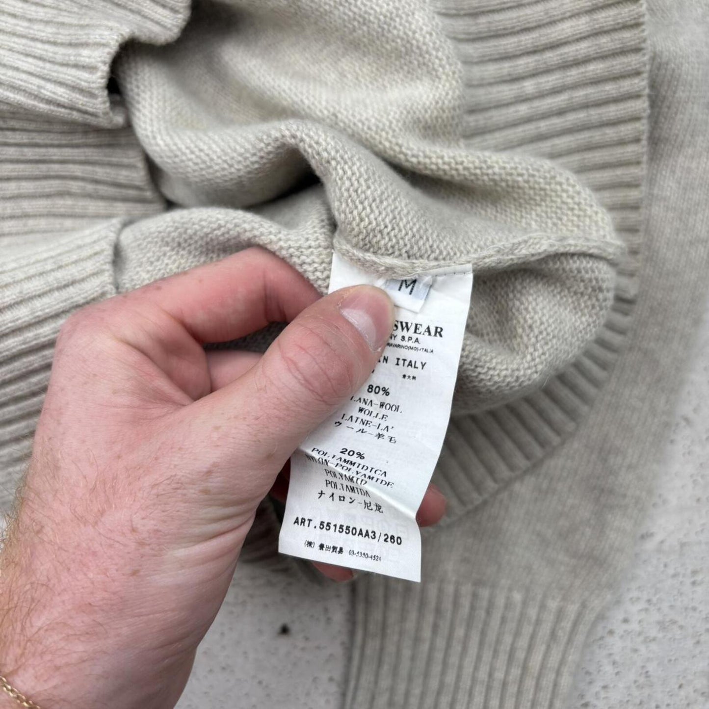 Vintage Stone Island Knit Jumper (M)
