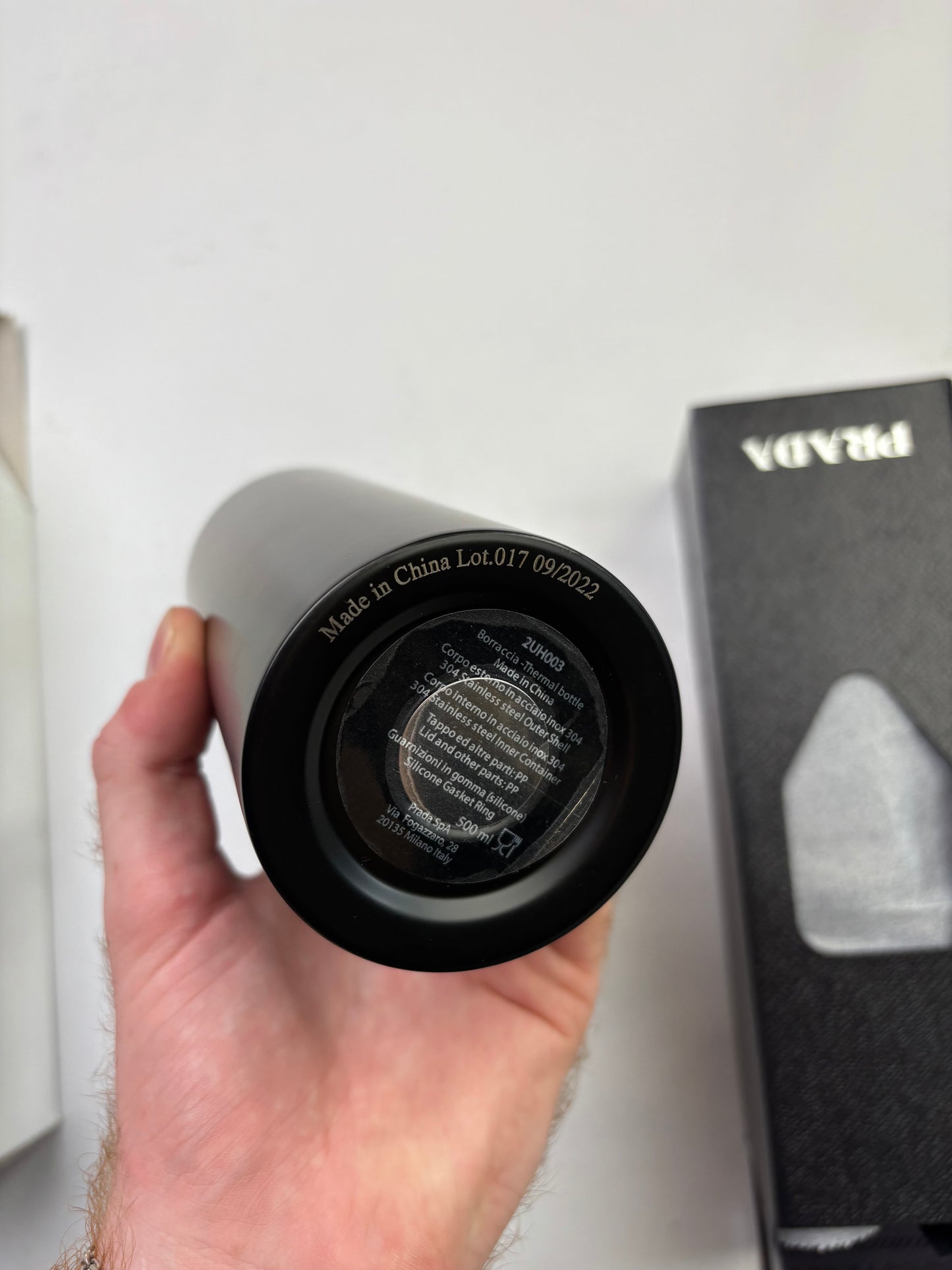 Prada Water Bottle