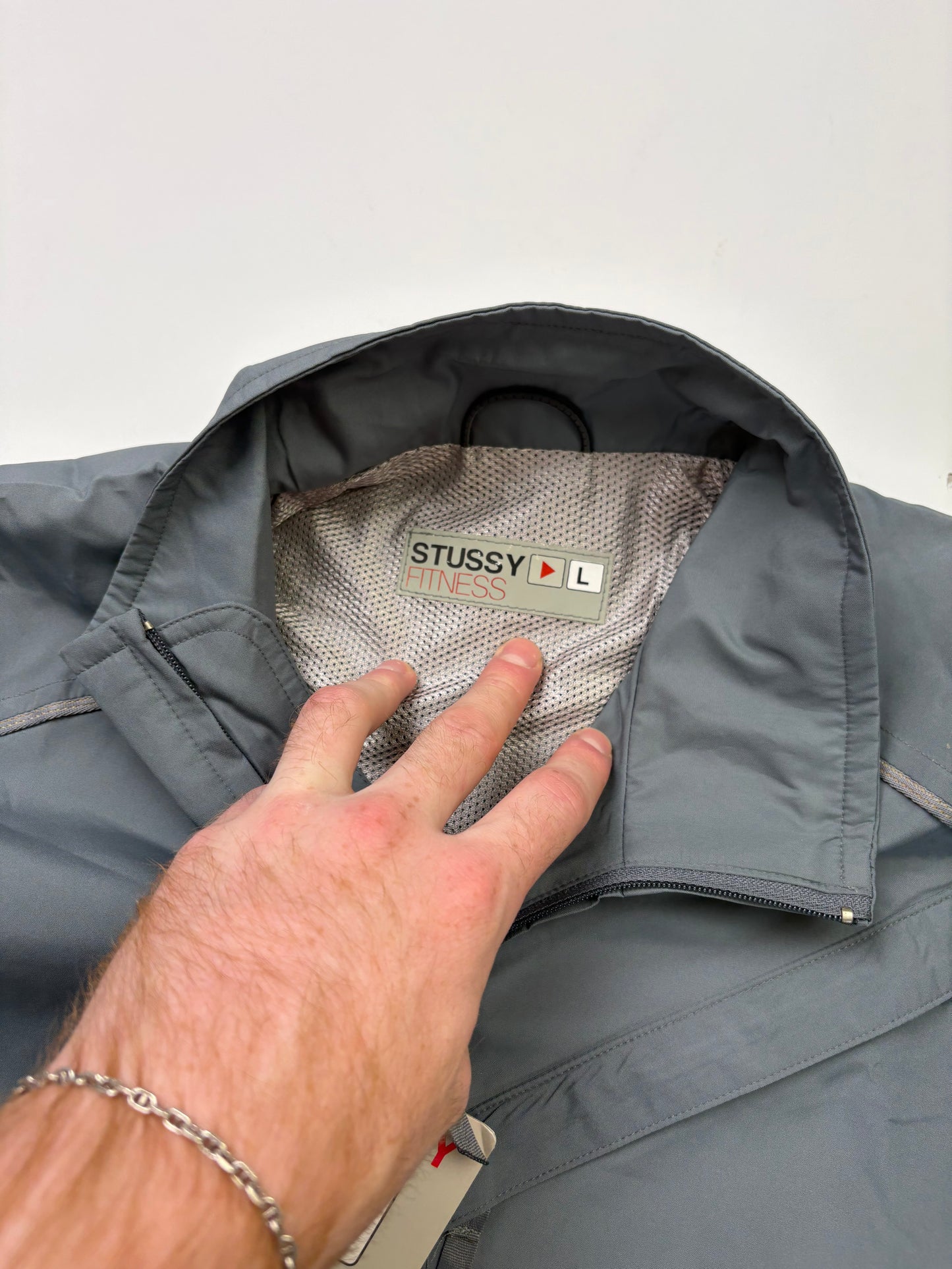 Vintage Stussy Track Jacket (L)