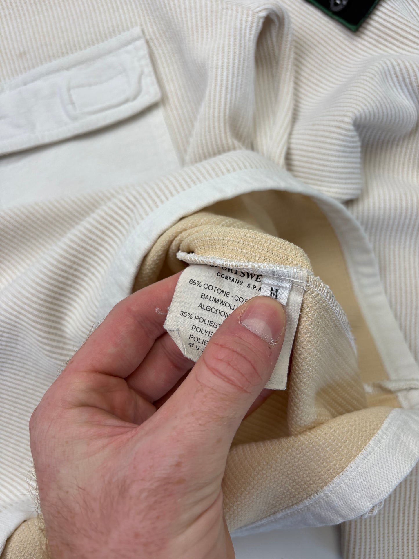Vintage Stone Island Ribbed Jumper (M)