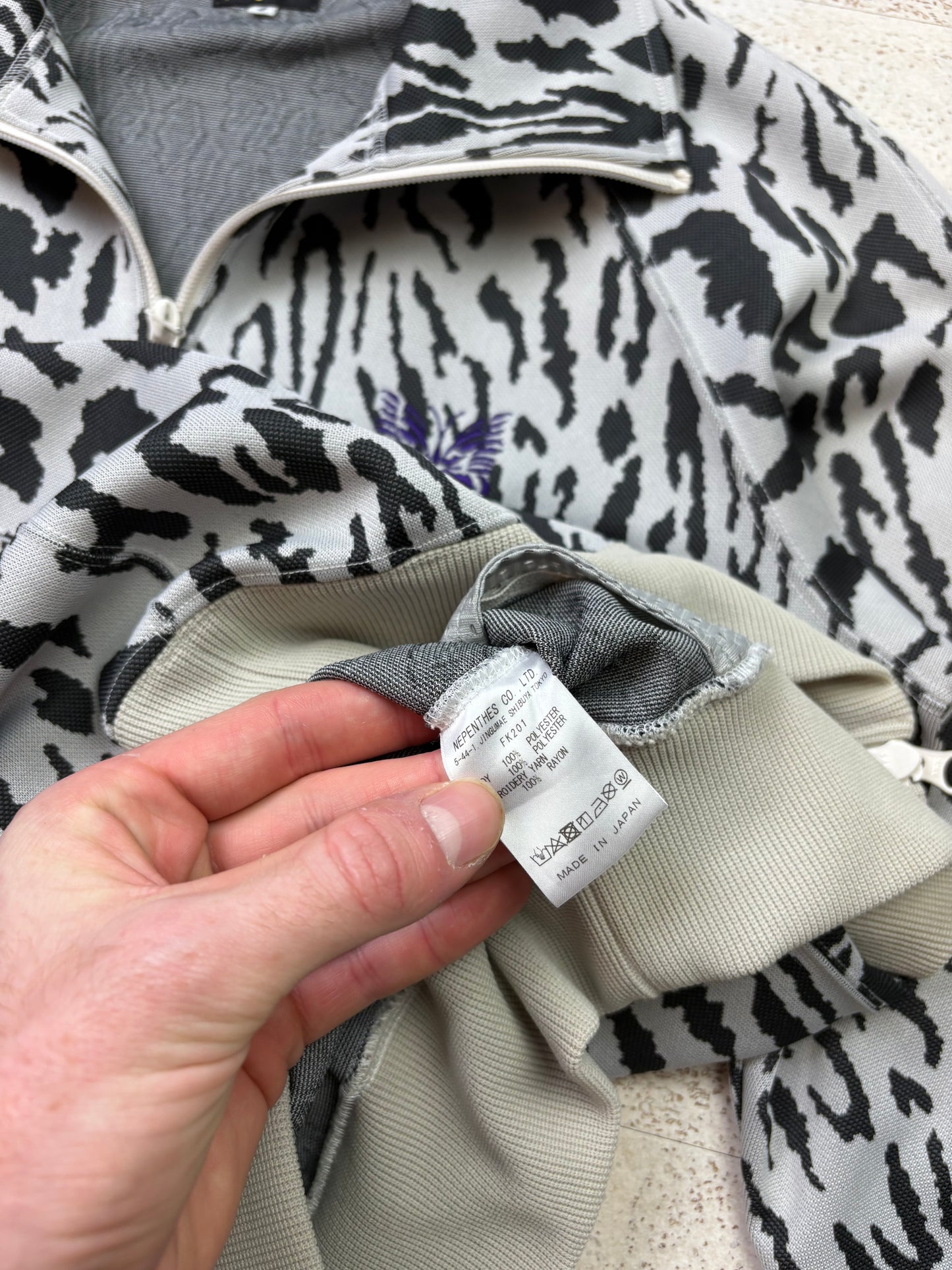 Needles Zebra Track Jacket (S)