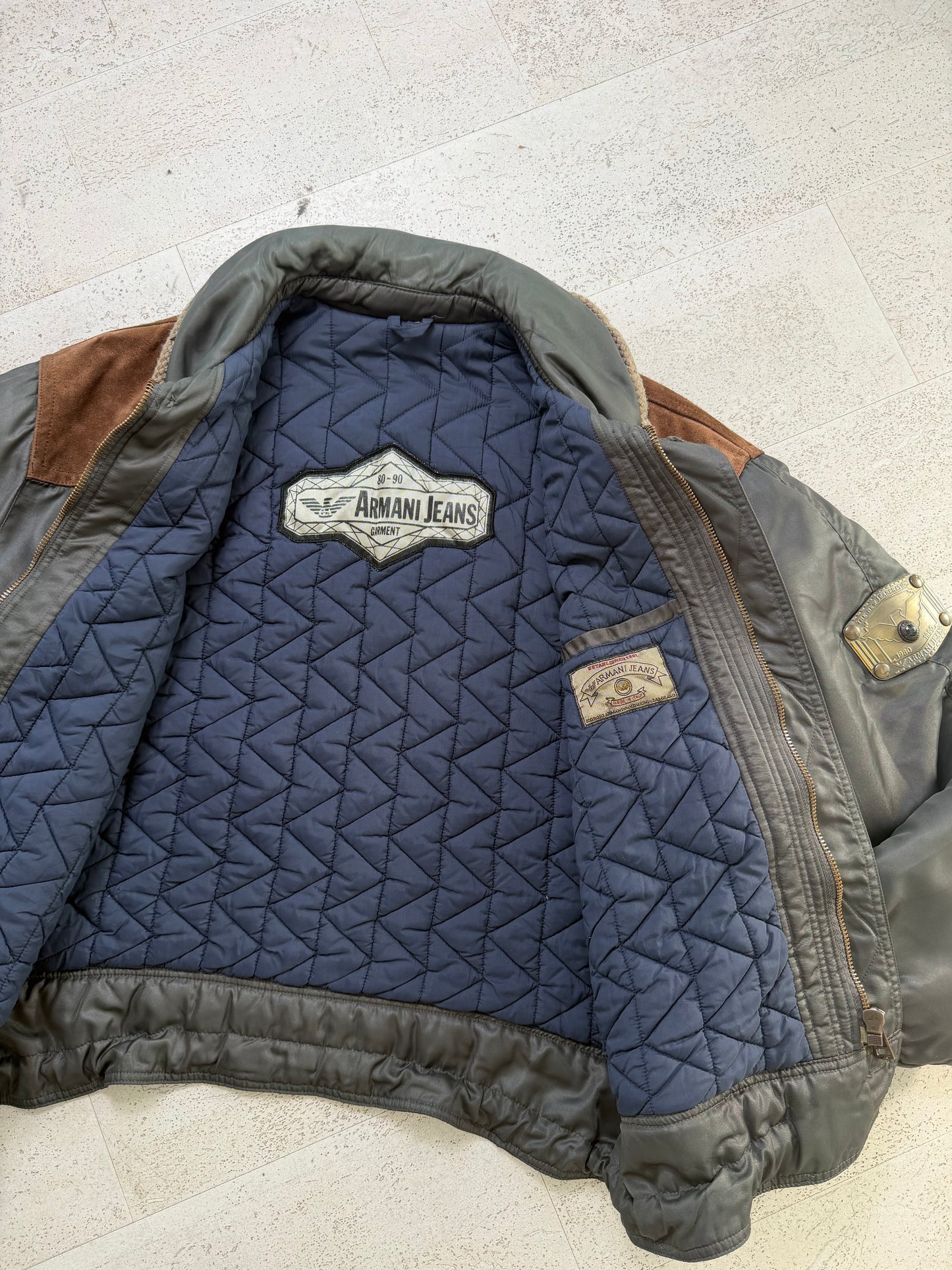 90’s Emporio Armani Bomber Jacket (L)