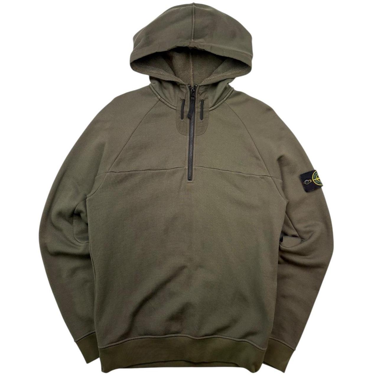 Stone Island Quarter Zip Hoodie (S)