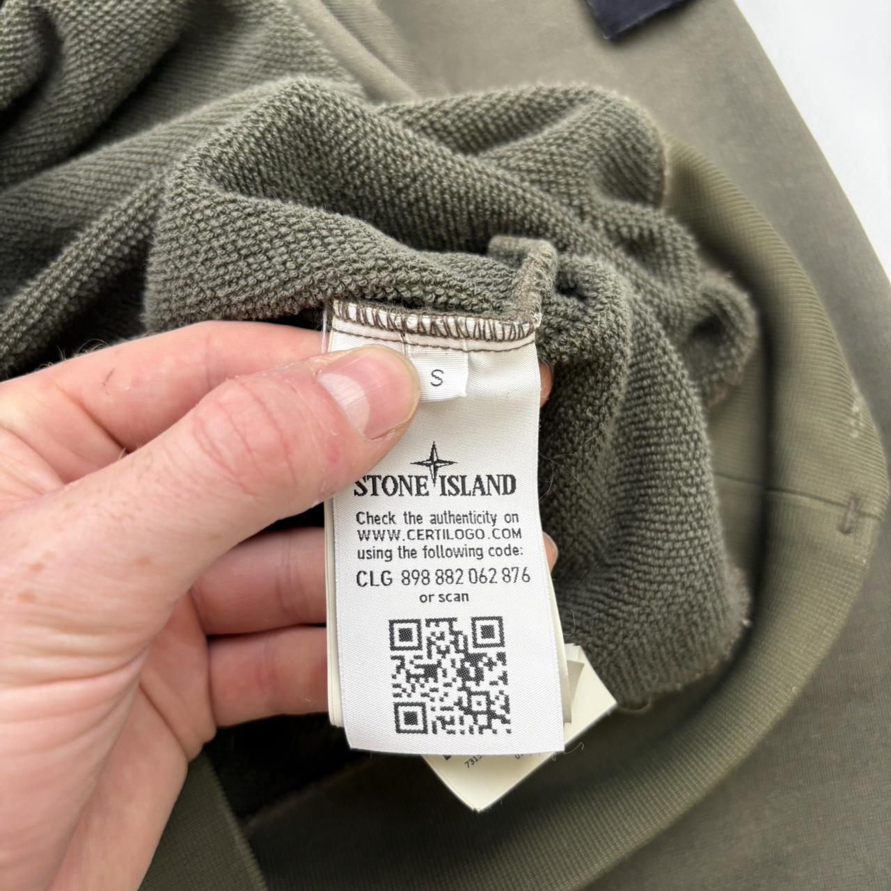 Stone Island Quarter Zip Hoodie (S)