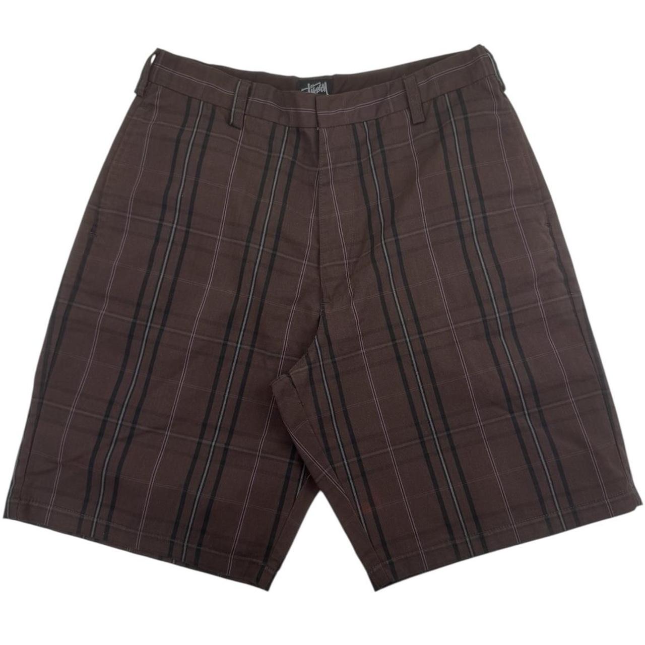 Vintage Stussy Plaid Shorts (32")