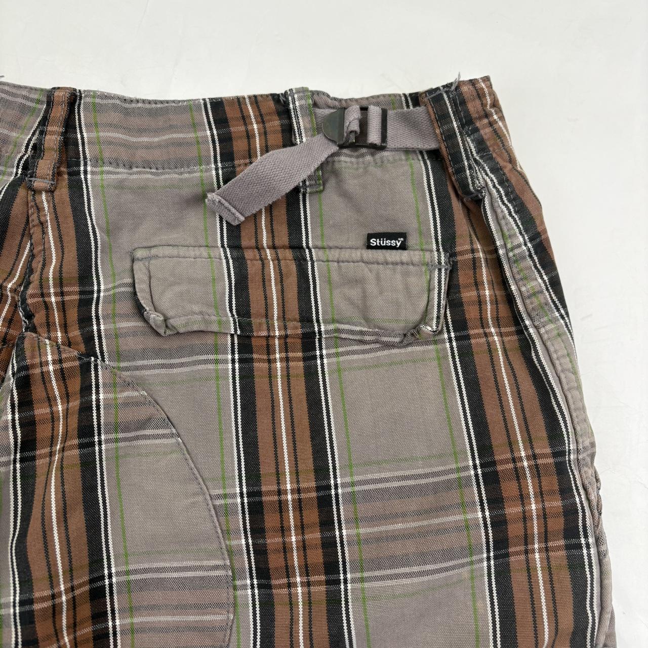 Vintage Stussy Plaid Shorts (34")