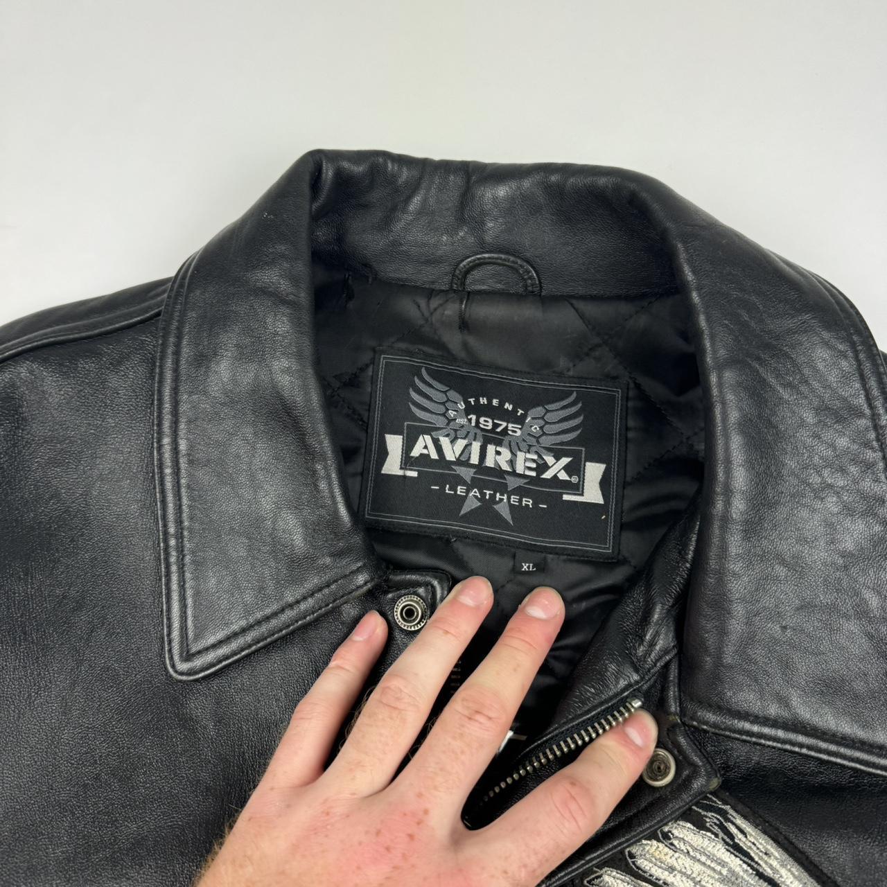 Avirex Leather Jacket (XL)