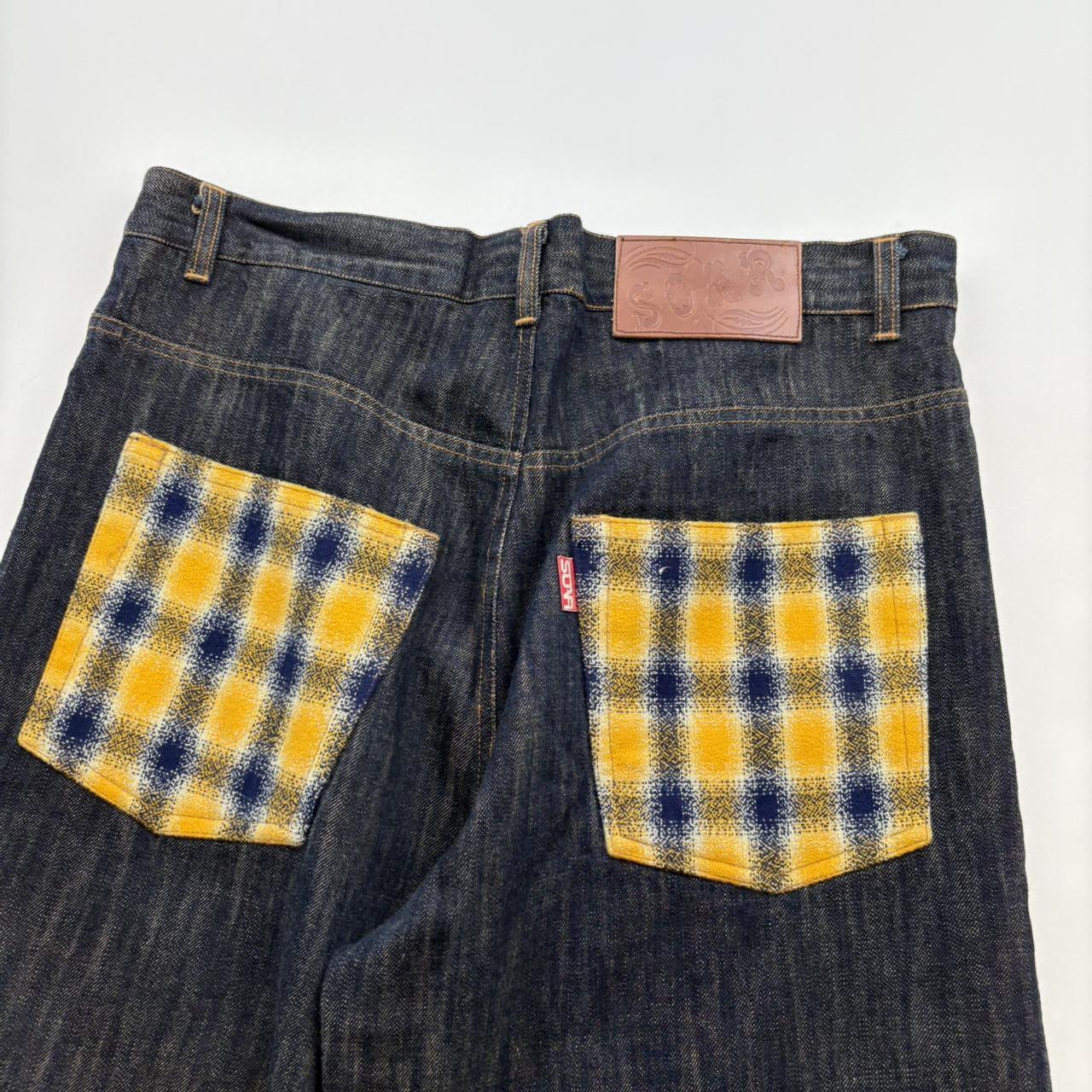 Soar Plaid Denim Jeans (36")