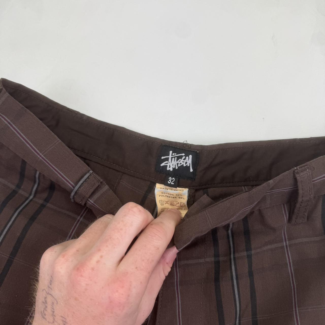 Vintage Stussy Plaid Shorts (32")