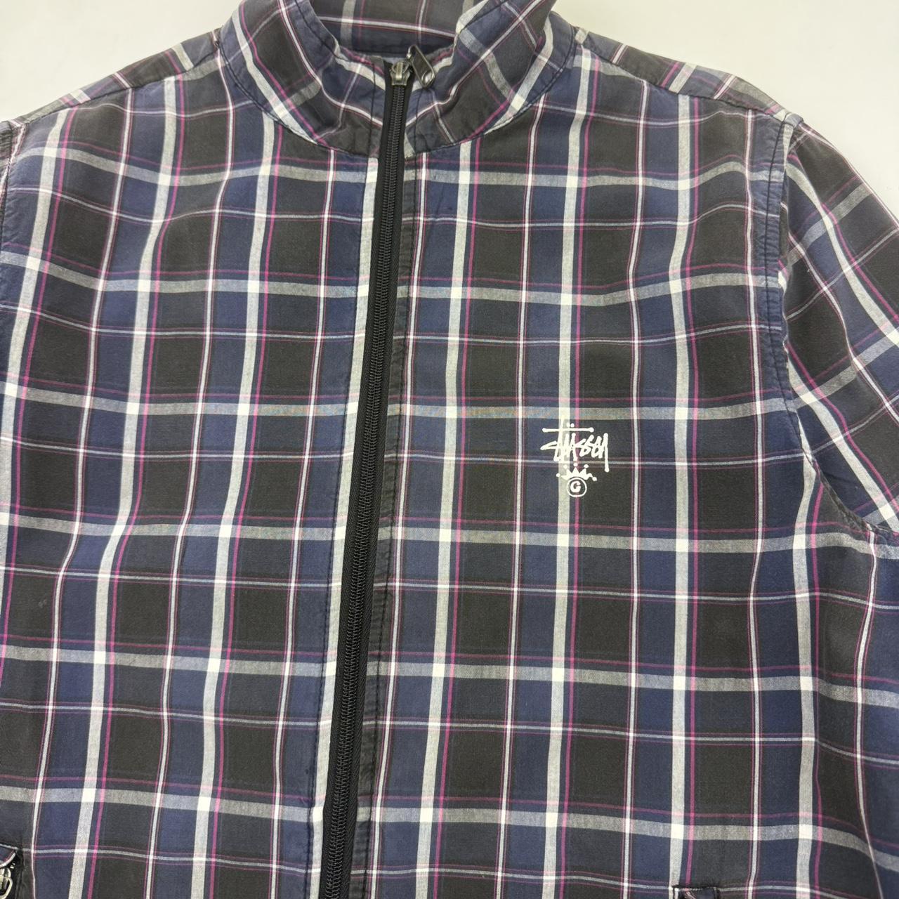 Vintage Stussy Plaid Jacket (M)