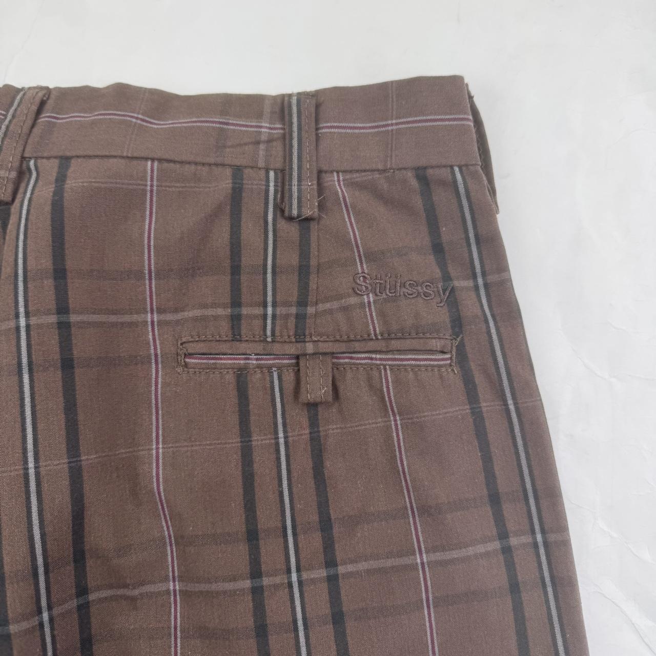 Vintage Stussy Plaid Shorts (32")