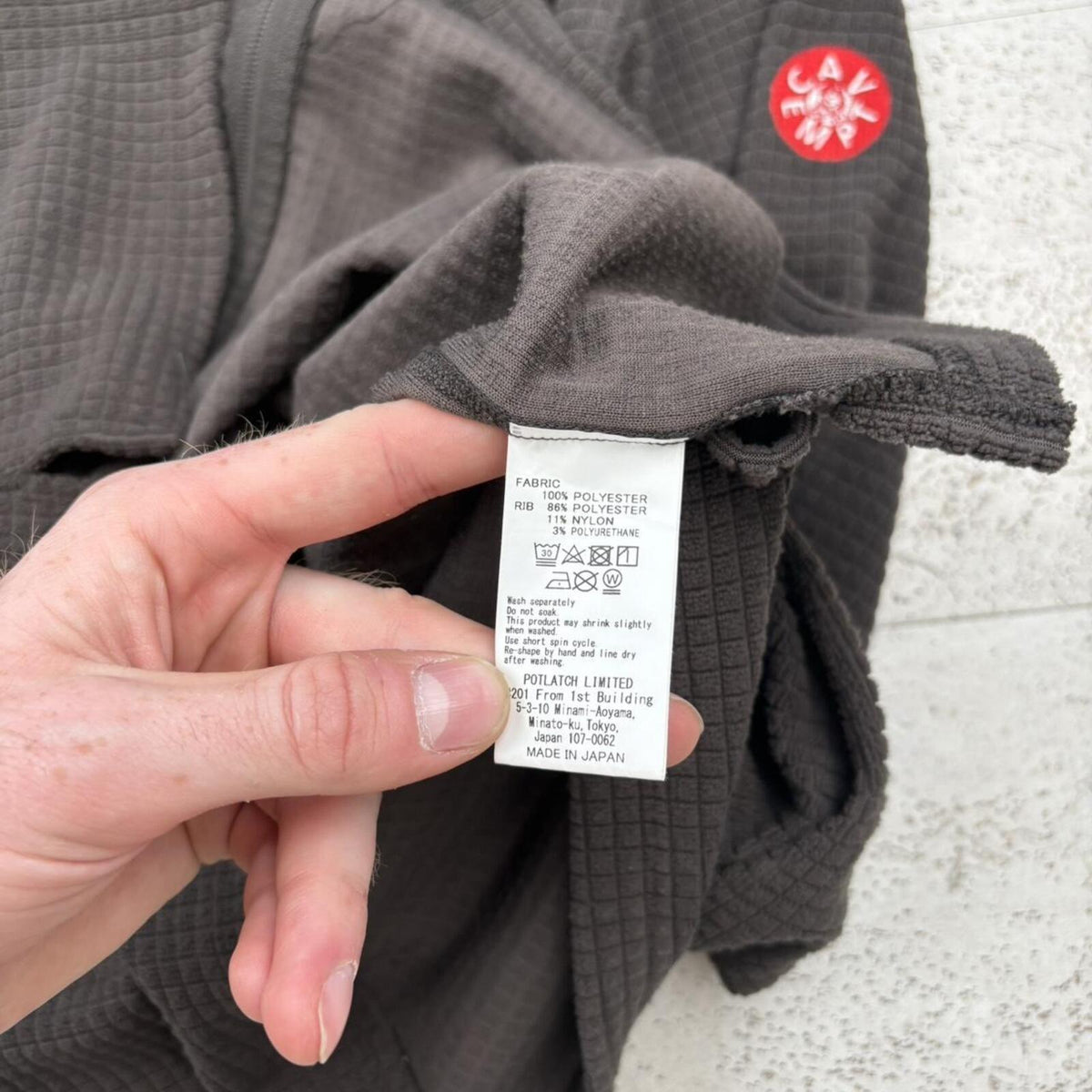 Cav Empt Waffle Zip Jumper (XL)