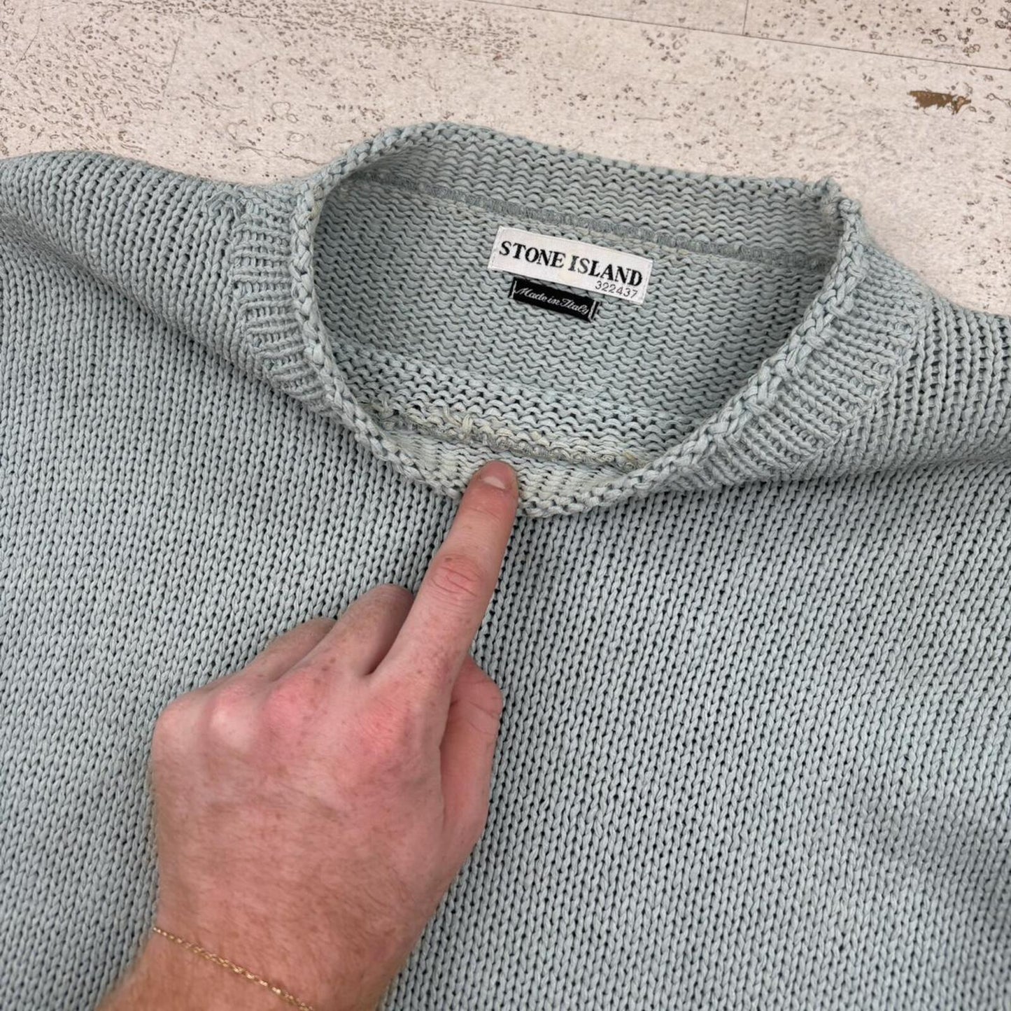 Vintage Stone Island Knit Jumper (L)