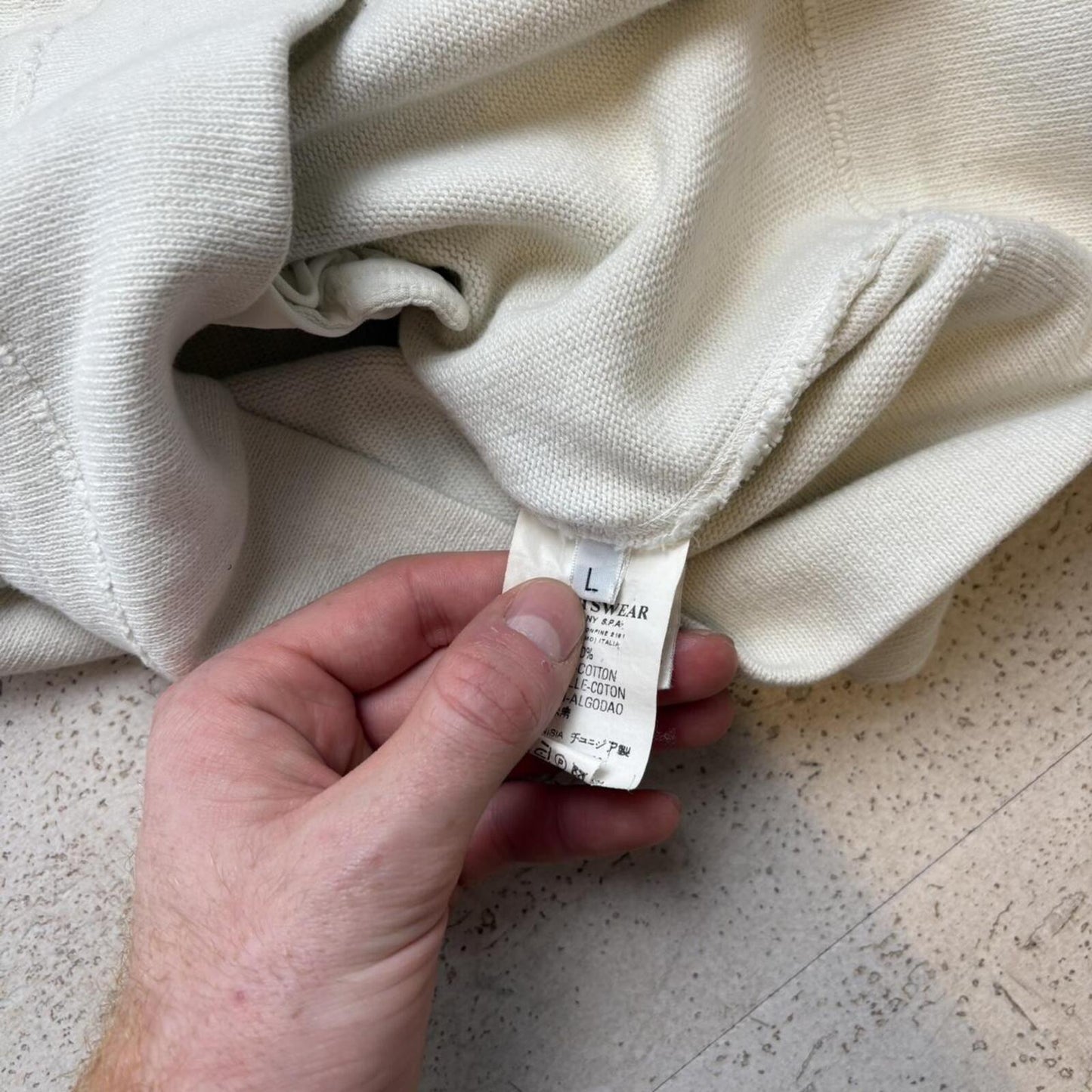 00’s Stone Island Knit Hoodie (L)