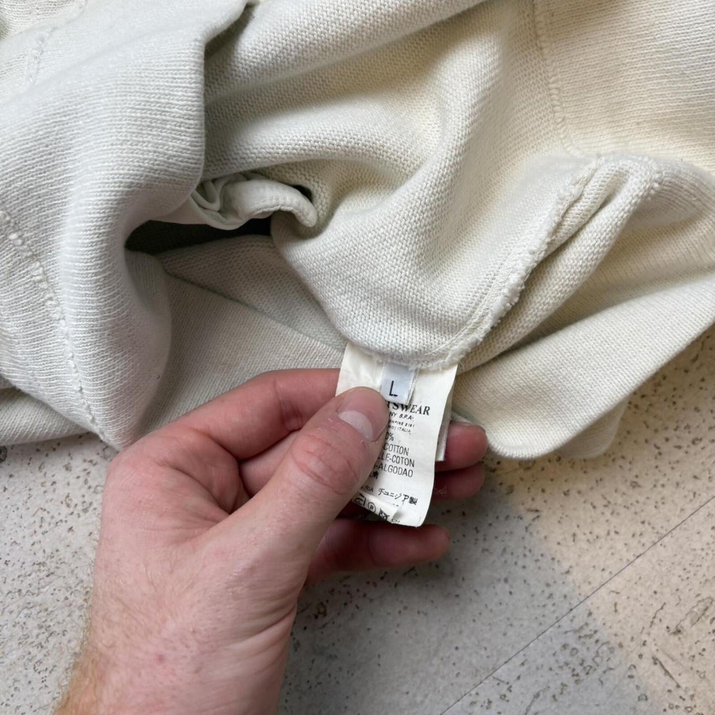 00’s Stone Island Knit Hoodie (L)