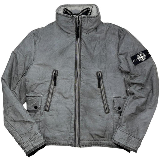 00’s Stone Island Liquid Reflective Jacket (S)