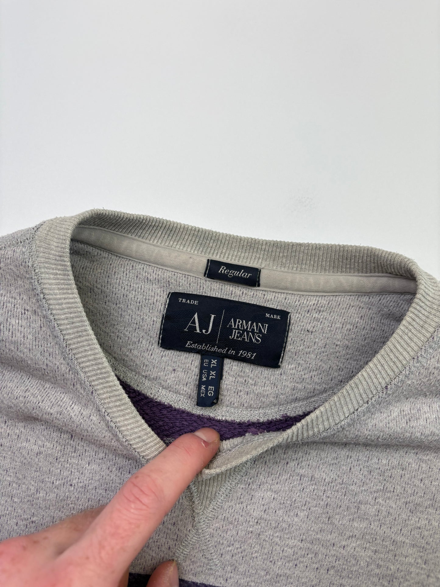 Vintage Armani Jeans Sweatshirt (XL)