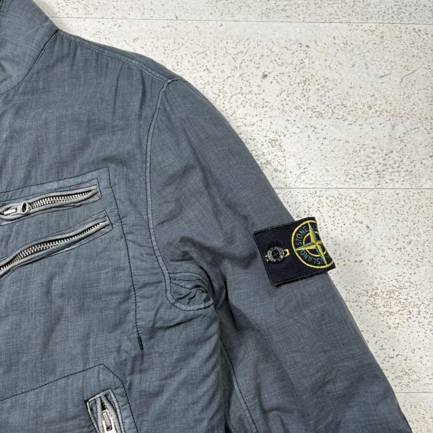 00’s Stone Island Biker Jacket (M)