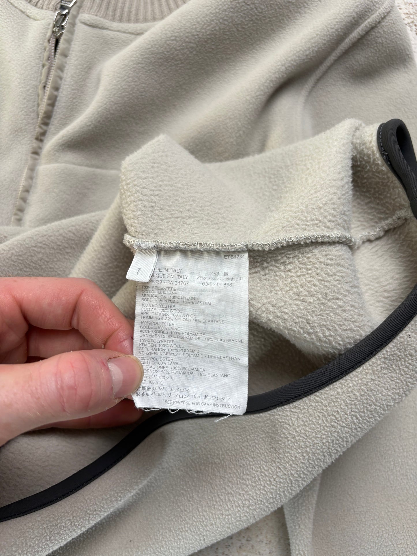 Prada Sport Half Zip Fleece (L)