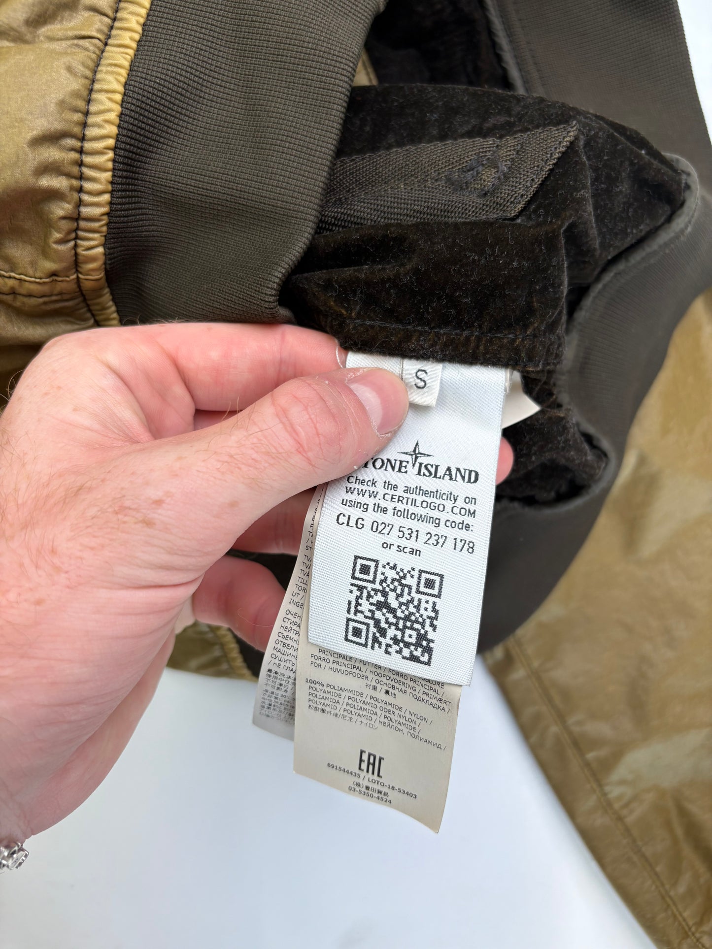 Stone Island Lamy Flock Jacket (S)