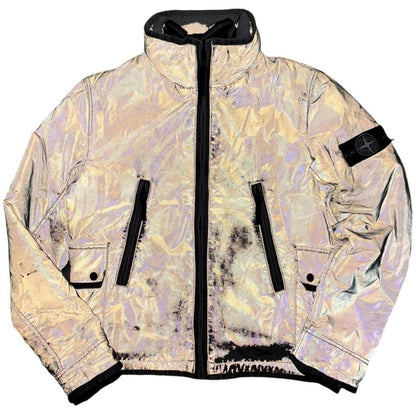 00’s Stone Island Liquid Reflective Jacket (S)