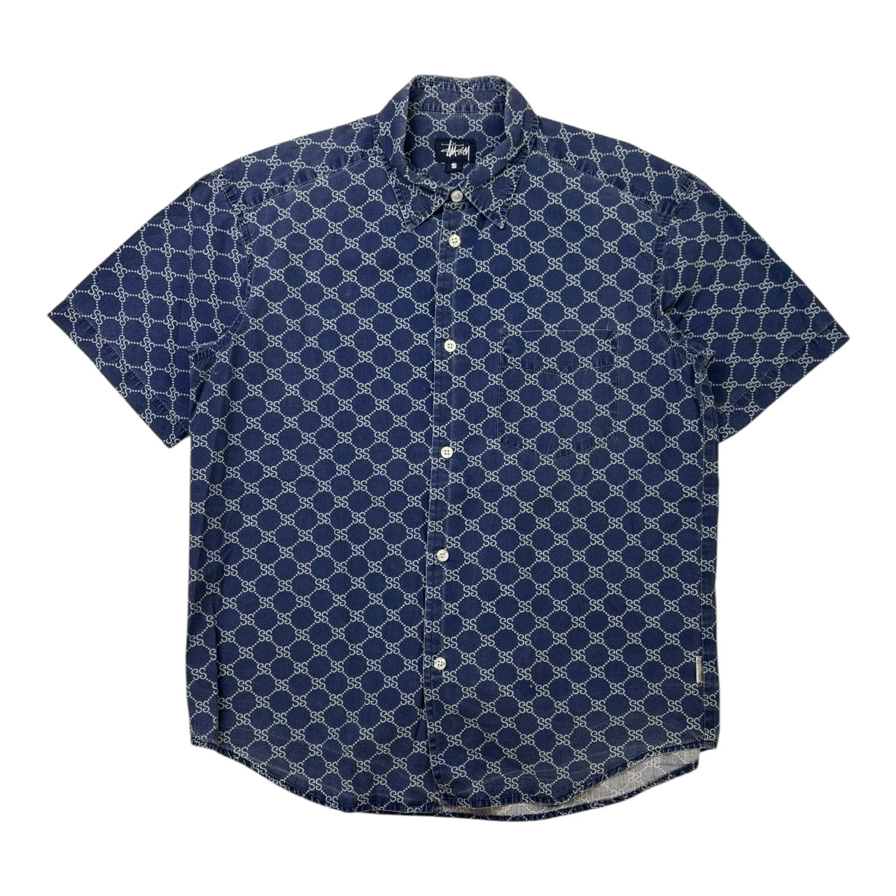 Vintage Stussy Monogram Shirt (S)