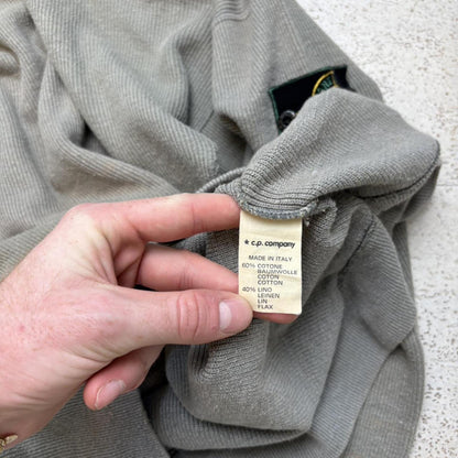 90’s Stone Island Ribbed Jumper (L)