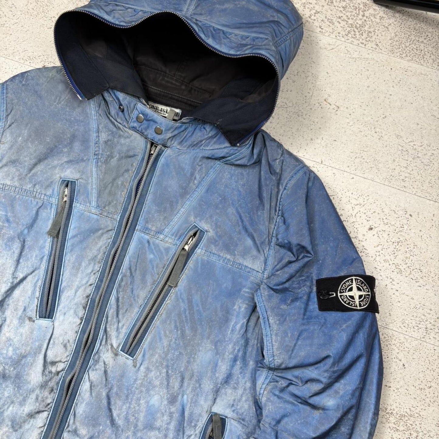 00’s Stone Island Liquid Reflective Jacket (M)