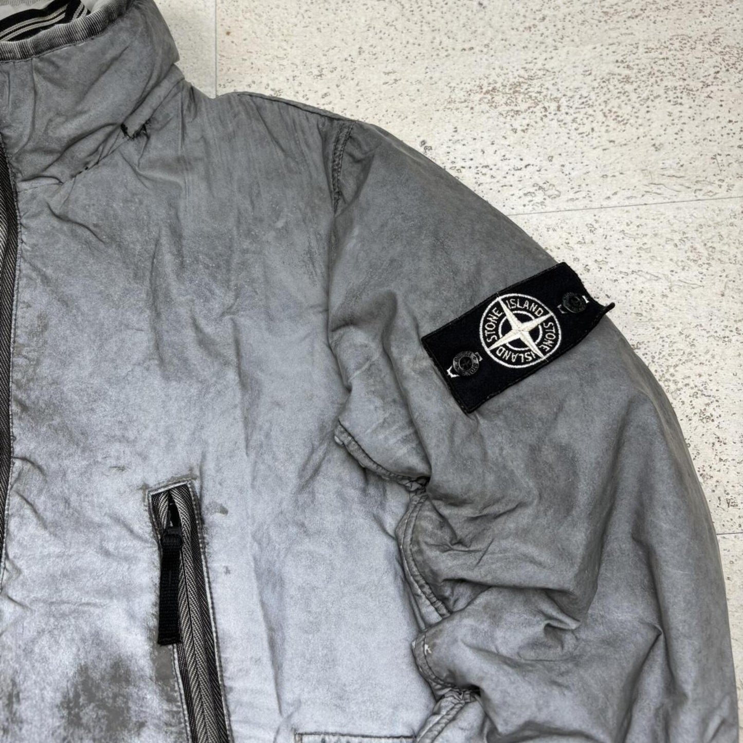 00’s Stone Island Liquid Reflective Jacket (S)