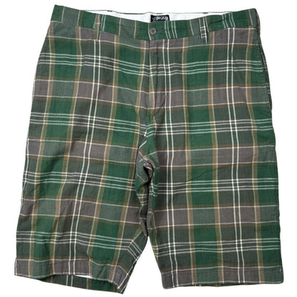 00’s Stussy Plaid Shorts (34”)