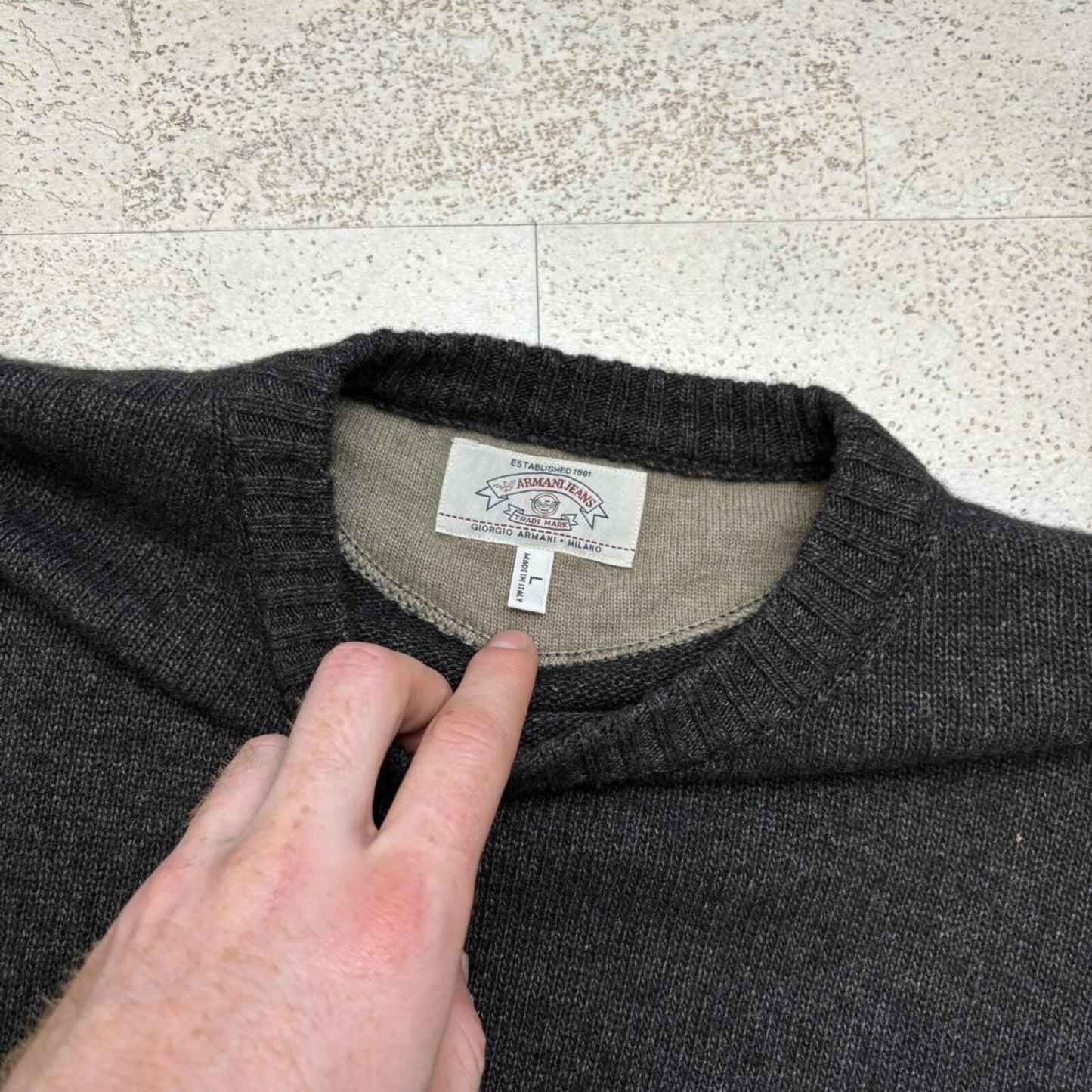 Armani Jeans Knit Jumper (L)
