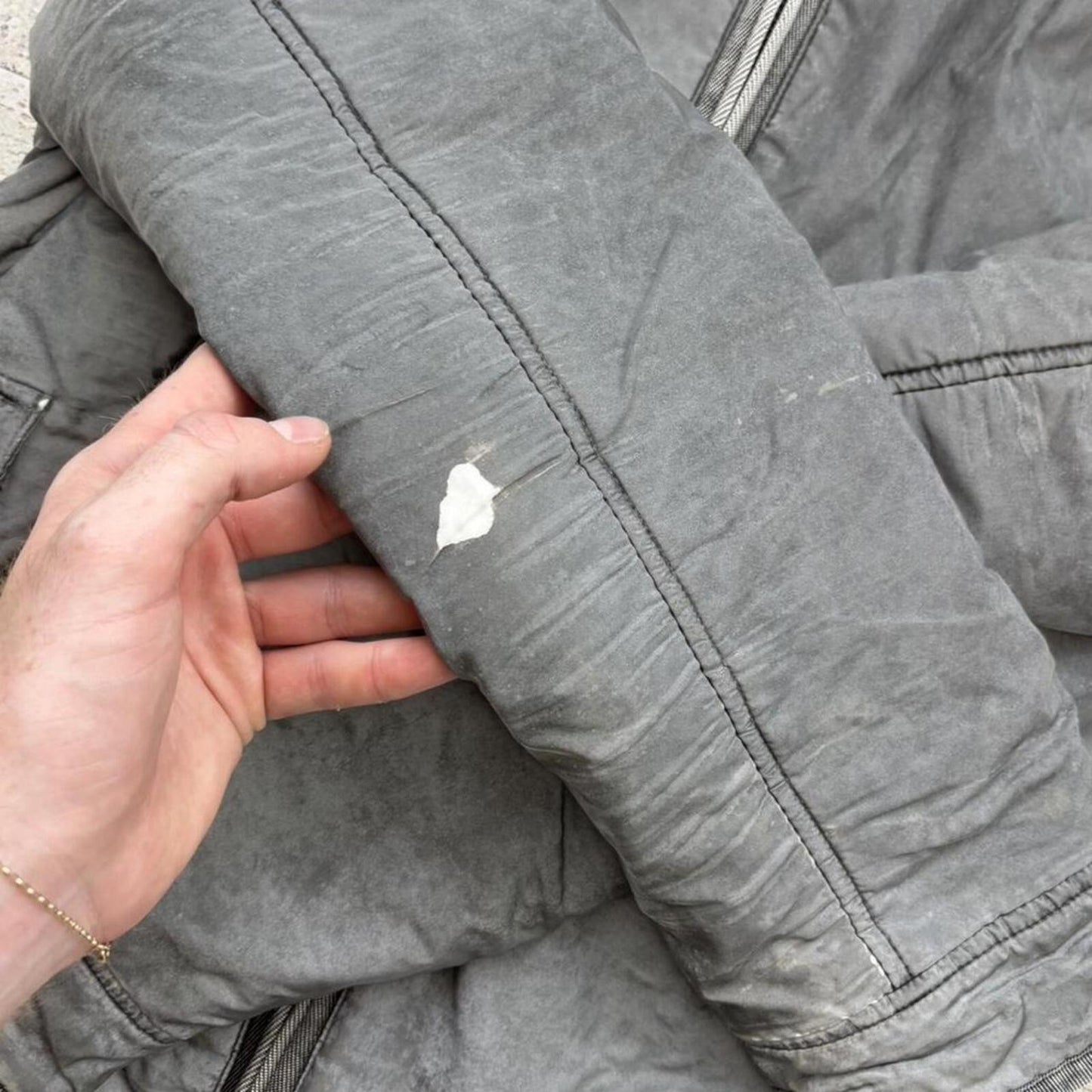 00’s Stone Island Liquid Reflective Jacket (S)