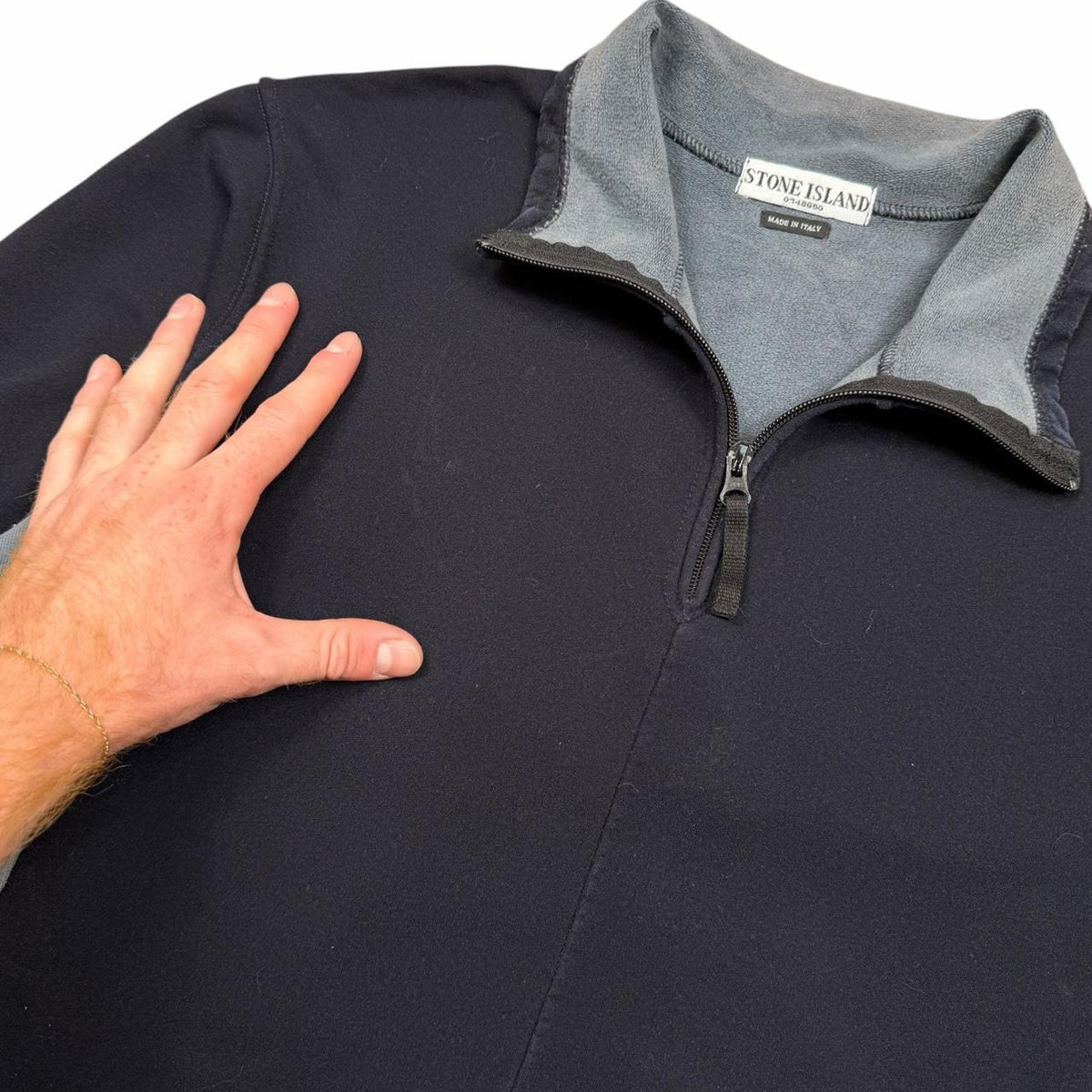 00’s Stone Island Q-Zip Jumper (L)