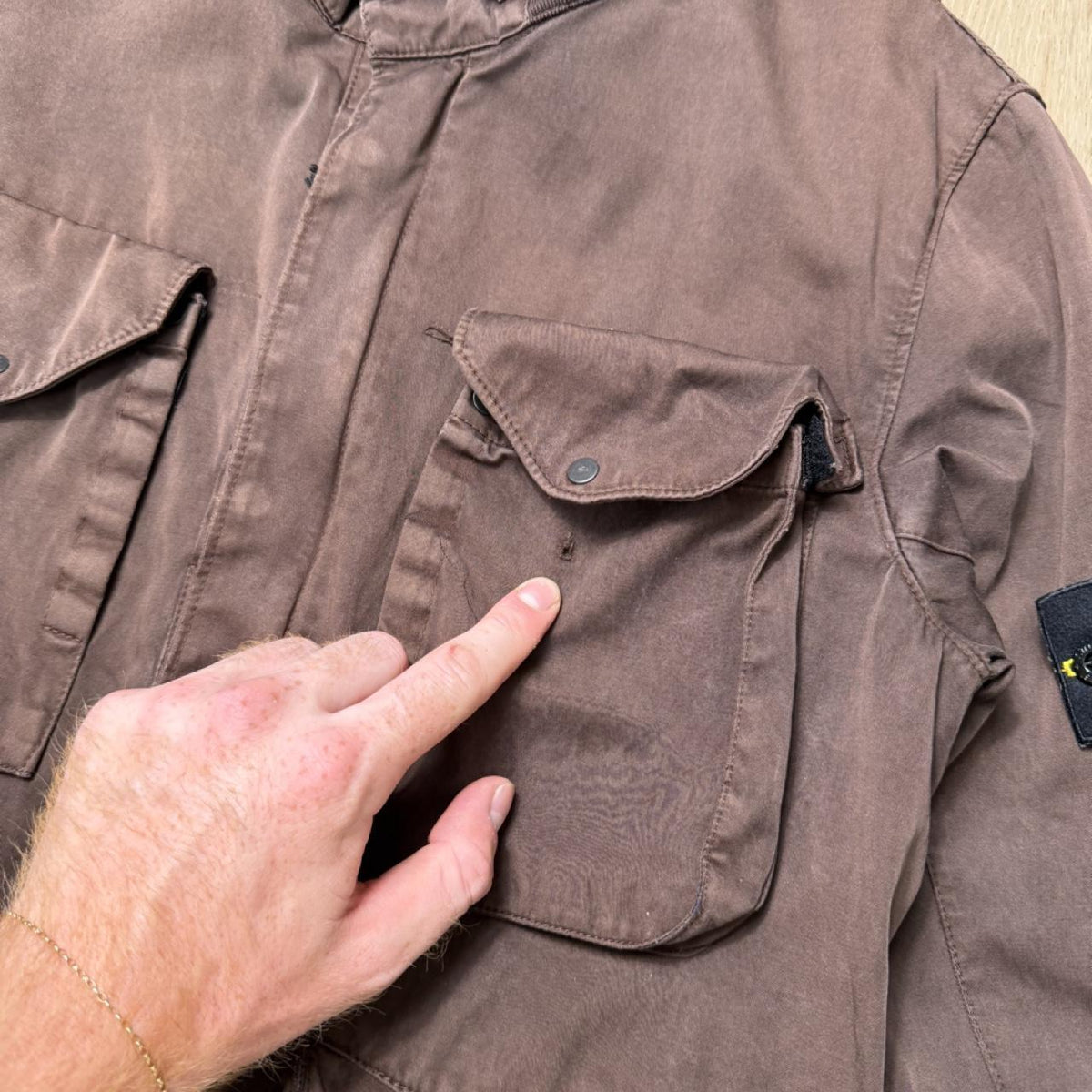 00’s Stone Island Raso Gommato (M)