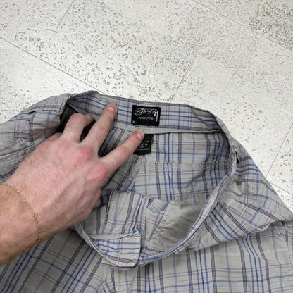 00’s Stussy Plaid Shorts (30”)