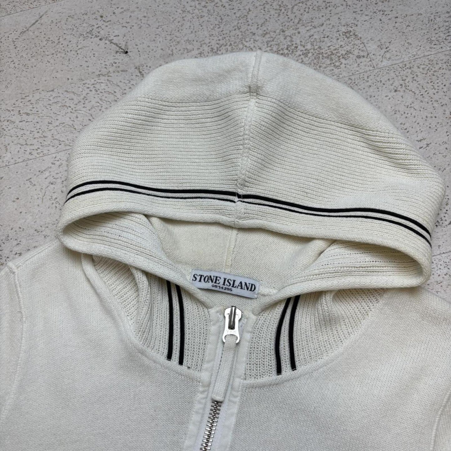 00’s Stone Island Knit Hoodie (L)