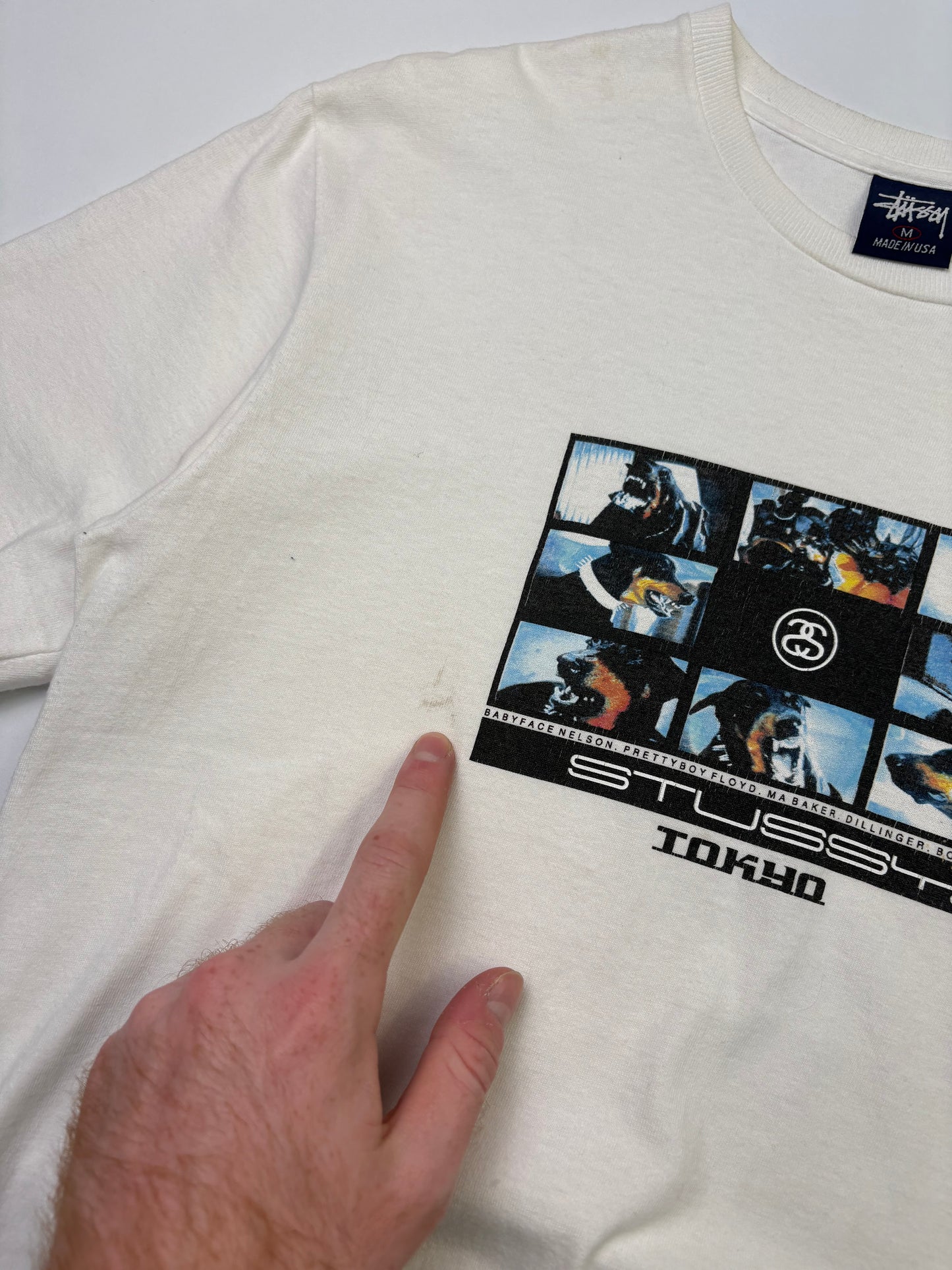 Vintage Stussy Dog T-Shirt (M)