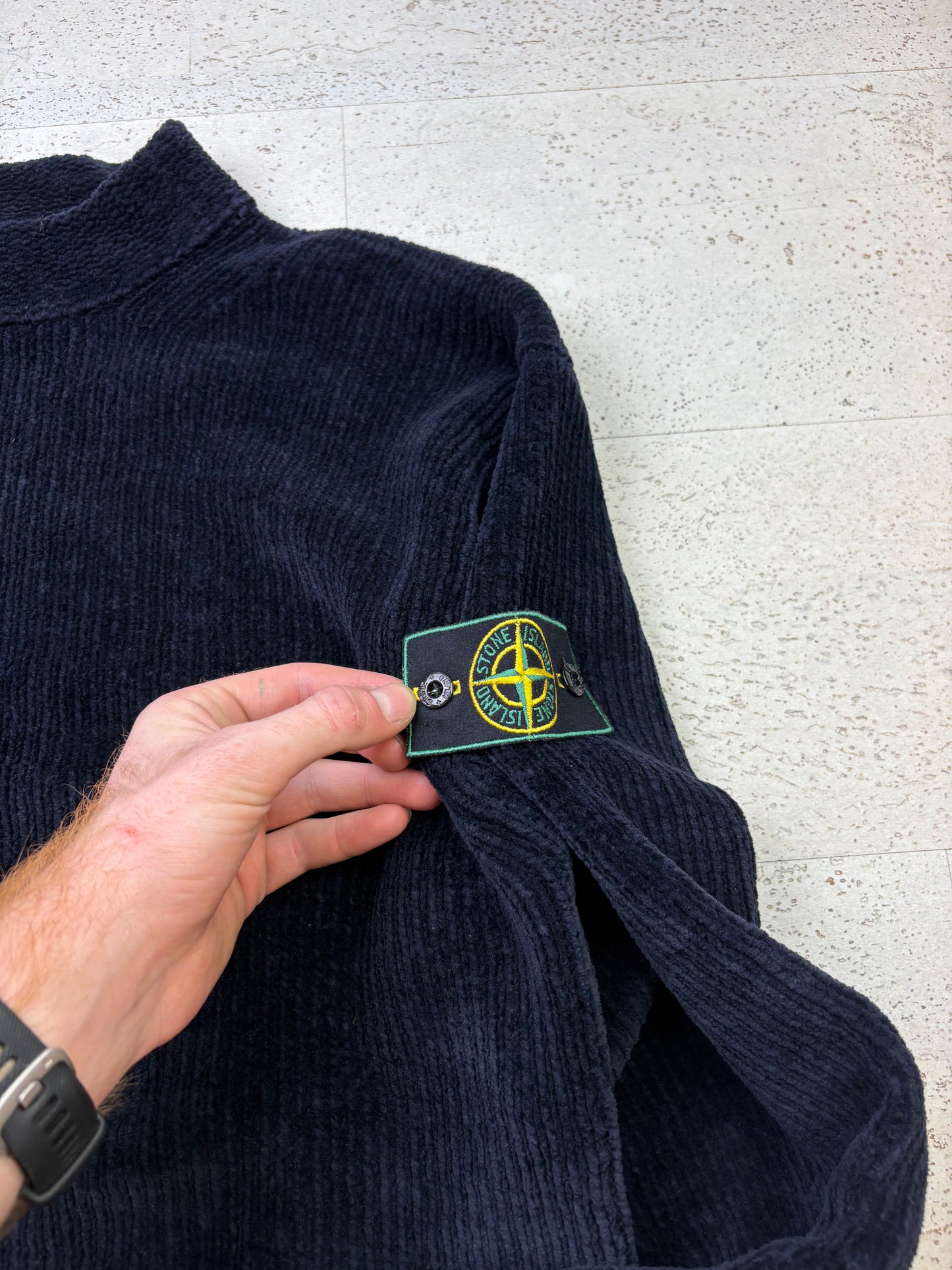 1990’s Stone Island Chenille Knit (XL)