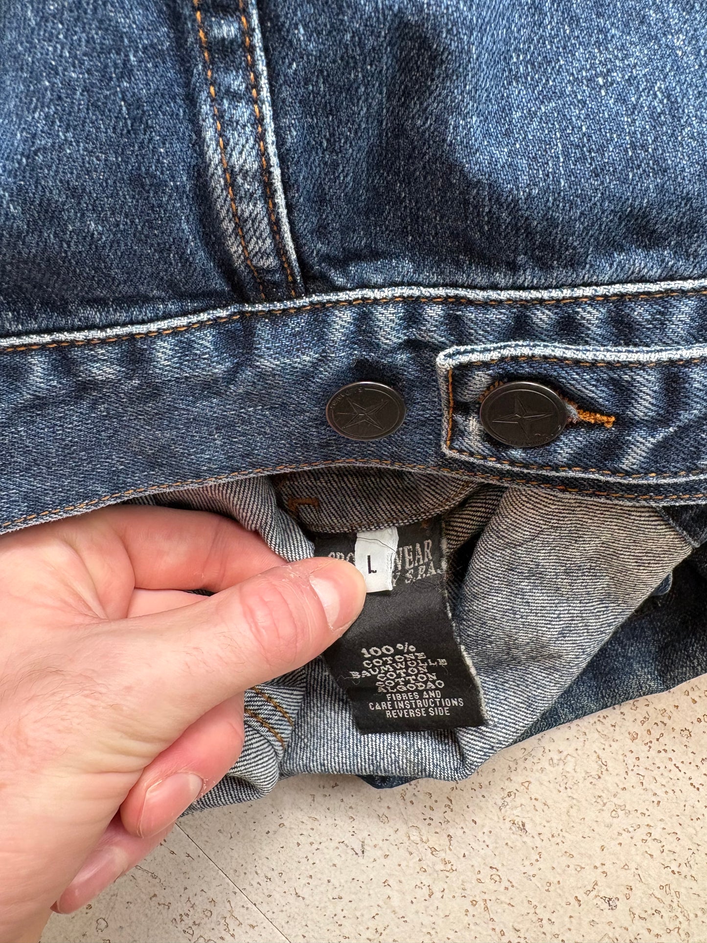 Stone Island Denim Jacket (L)