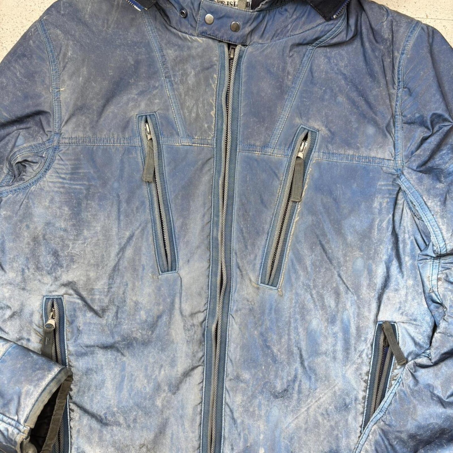 00’s Stone Island Liquid Reflective Jacket (M)