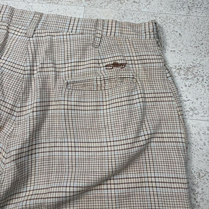 90’s Stussy Plaid Shorts (34”)