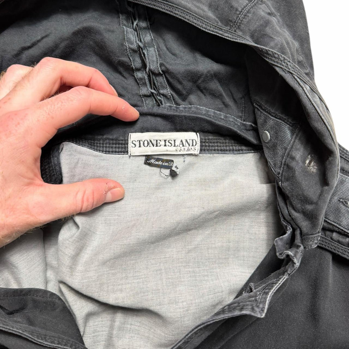 00’s Stone Island Raso Gommato Parka (L)