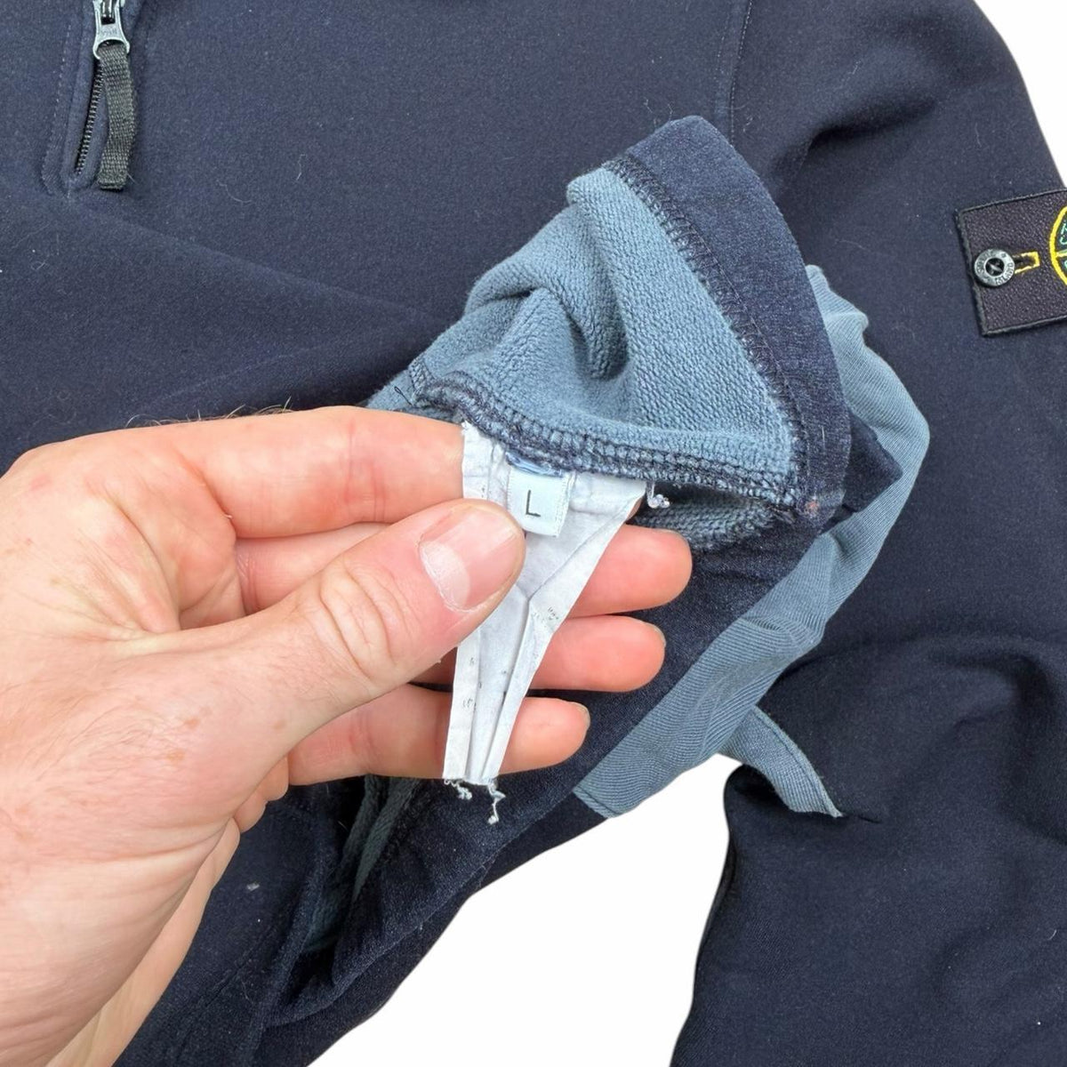 00’s Stone Island Q-Zip Jumper (L)
