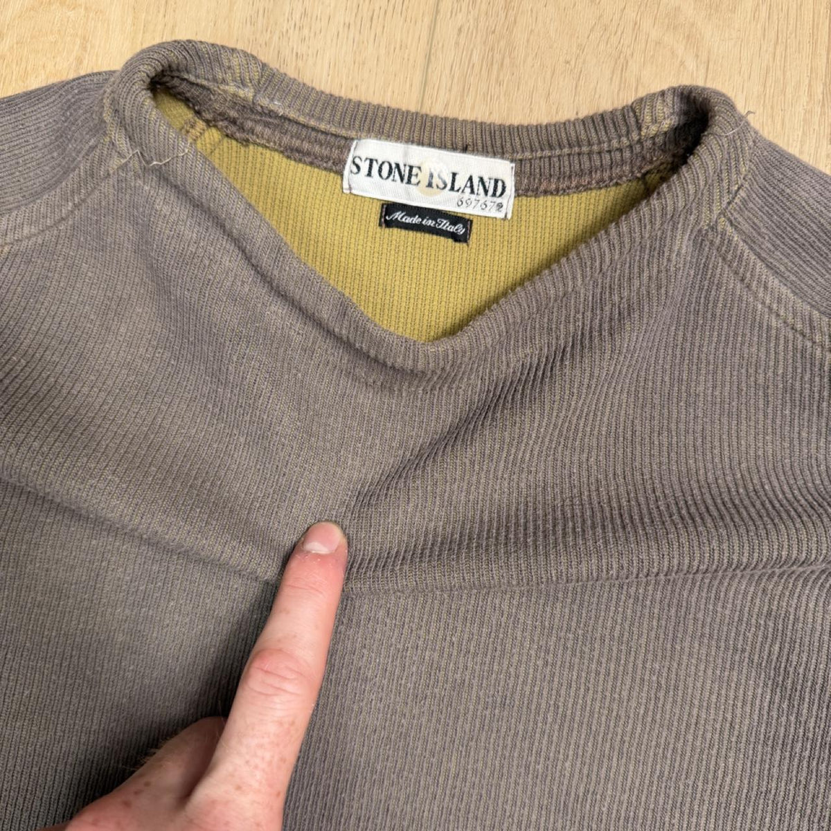 Stone Island Ribbed Knit Jumper (XL)
