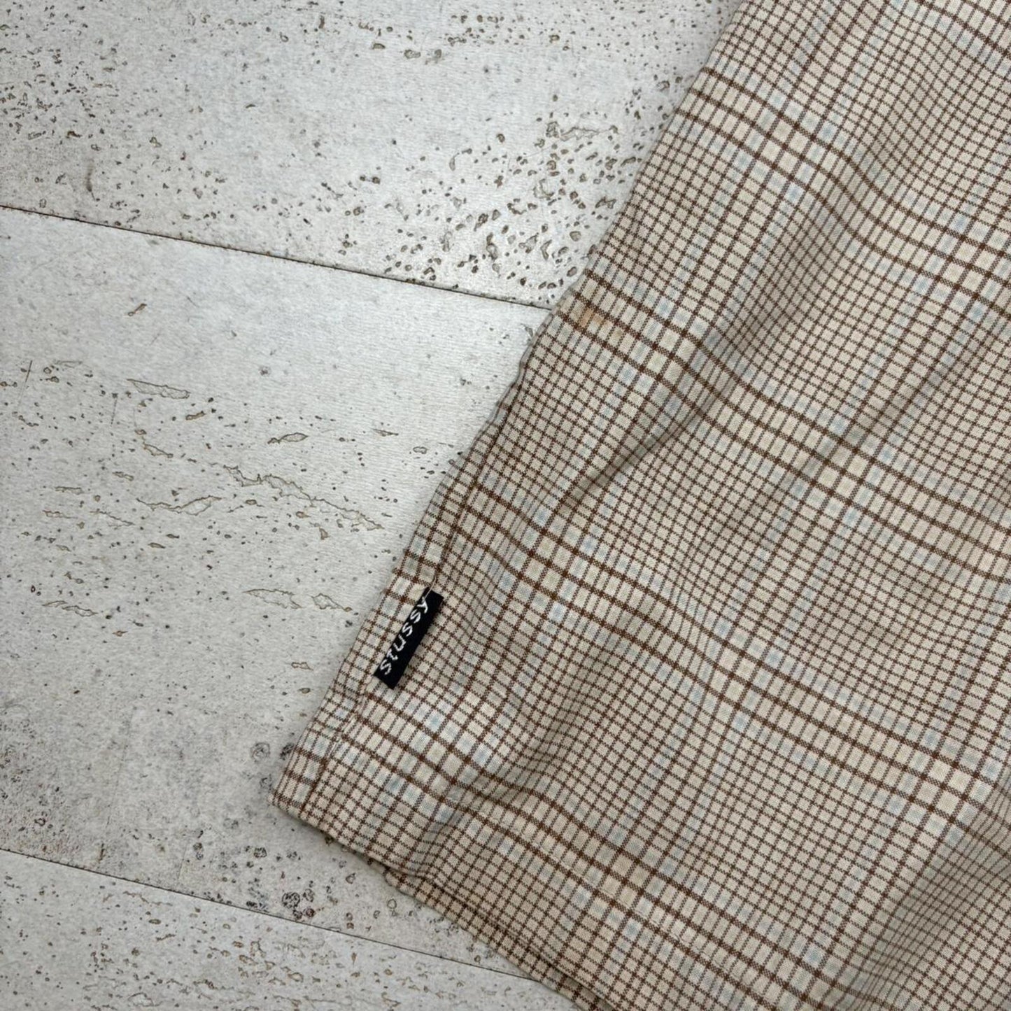 90’s Stussy Plaid Shorts (34”)