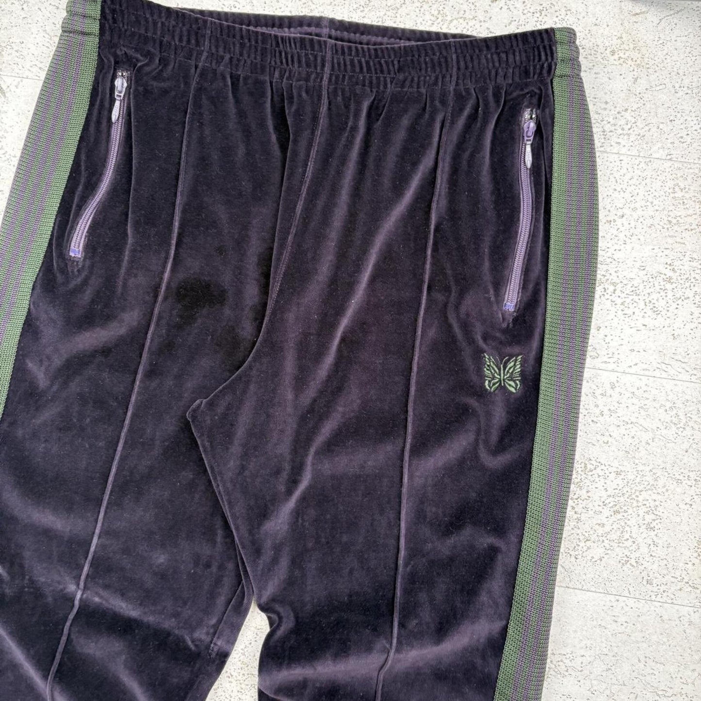 Needles Velour Track Pants (XL)