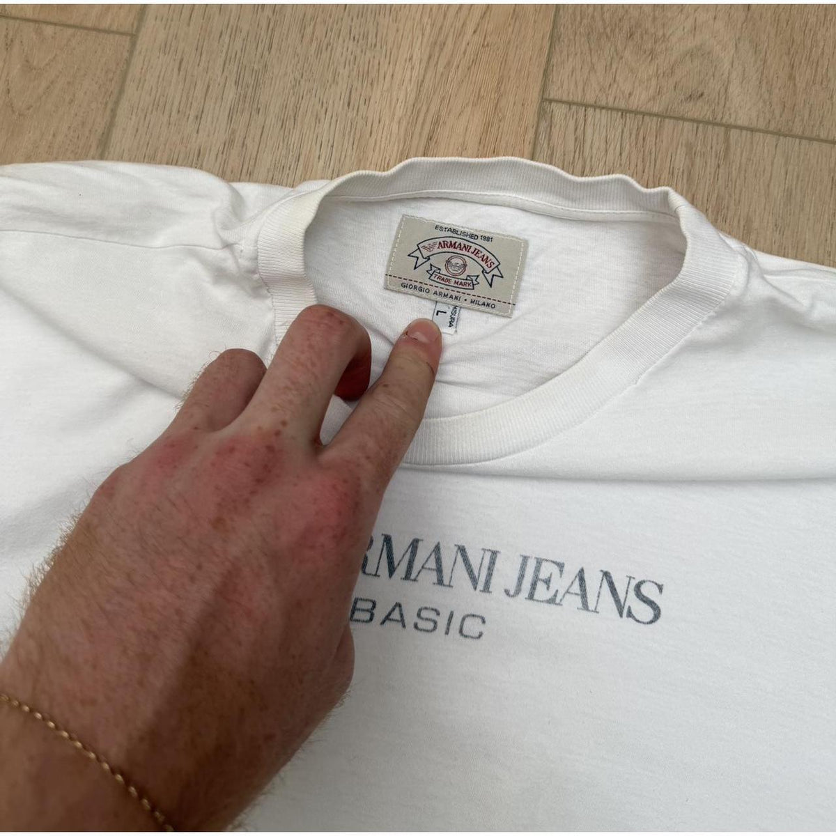 90’s Armani Jeans T-Shirt (L)