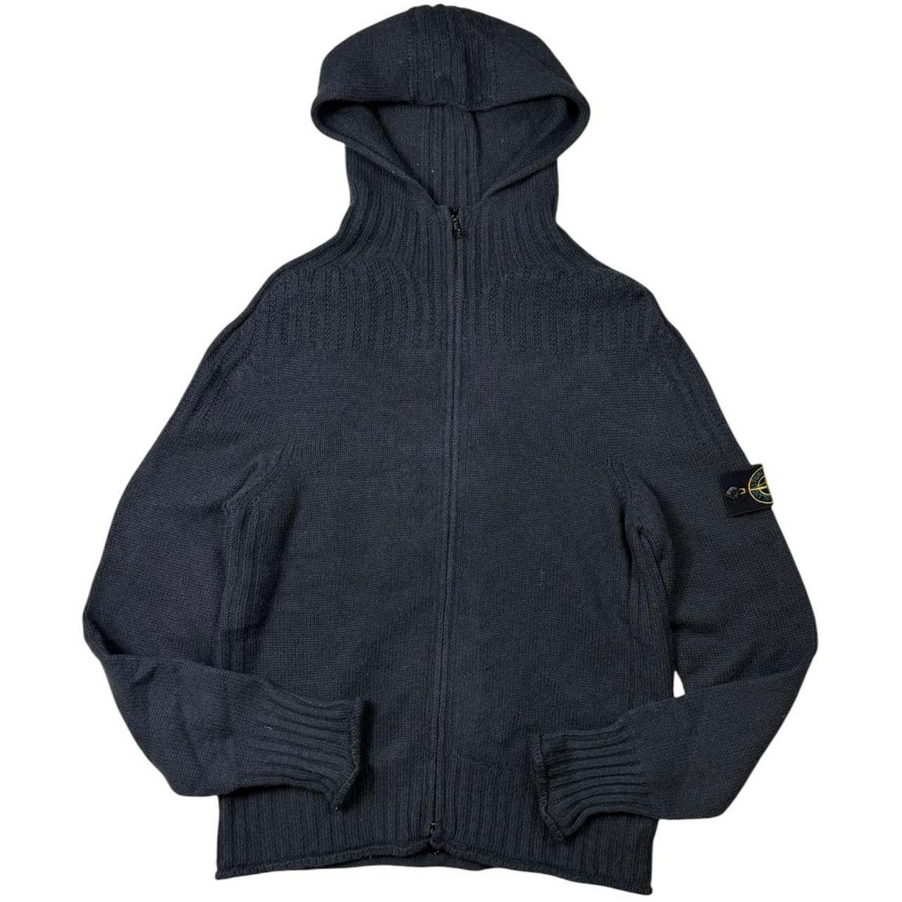 00’s Stone Island Knit Hoodie (L)