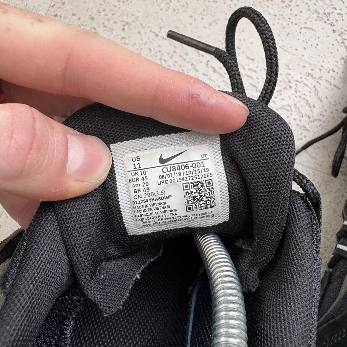 Nike x CDG Air Max 95 (UK10)