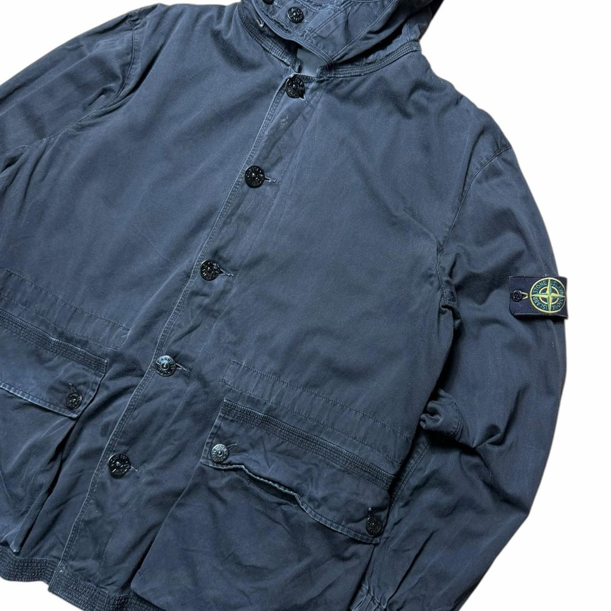 00’s Stone Island Raso Gommato Parka (L)